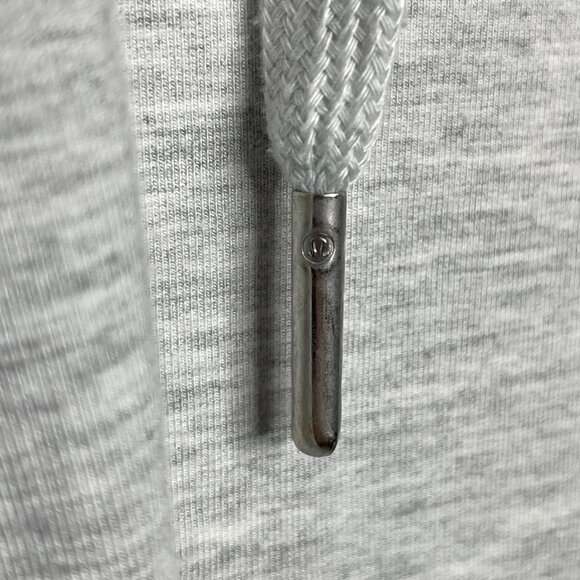 Lululemon Coast Easy Wrap Womens Size 10 Heathered Core Gray Sweatshirt - Picture 8 of 11